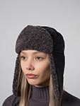 Шапка STETSON арт. 9291111 BOMBER CAP DENIM GARAGE THEME (черный)